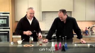 How to make a frappé coffee using an aerolatte milk frother [upl. by Follansbee]