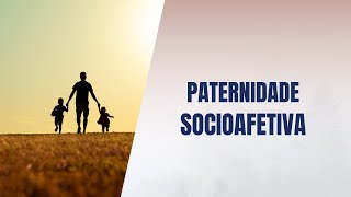 Paternidade socioafetiva [upl. by Bittner]