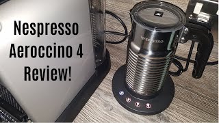 Nespresso Aeroccino 4 Milk Frother Review  Worth upgrading from the Aeroccino 3 [upl. by Hughes]