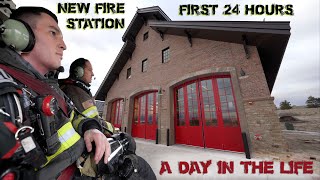 First 24 Hours in a New Fire Station  A Day in the Life [upl. by Emiaj]