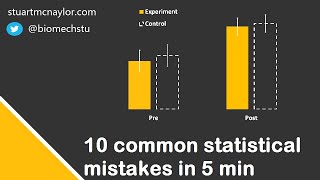 Ten Statistical Mistakes in 5 Min [upl. by Henghold767]