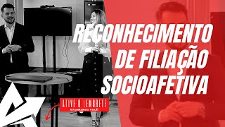 DIREITO DE FAMÍLIA Reconhecimento de filiação socioafetiva [upl. by Yelreveb]