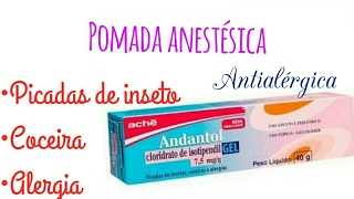 Resenha PomadaAndantol Gel [upl. by Julio]