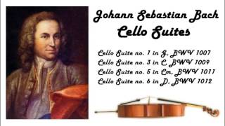 Johann Sebastian Bach  Cello suites in 432 Hz great for reading or studying [upl. by Eugine]