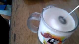 Aerolatte Review Frothing Cold Milk In Under 1 Minute [upl. by Ytsirhc24]